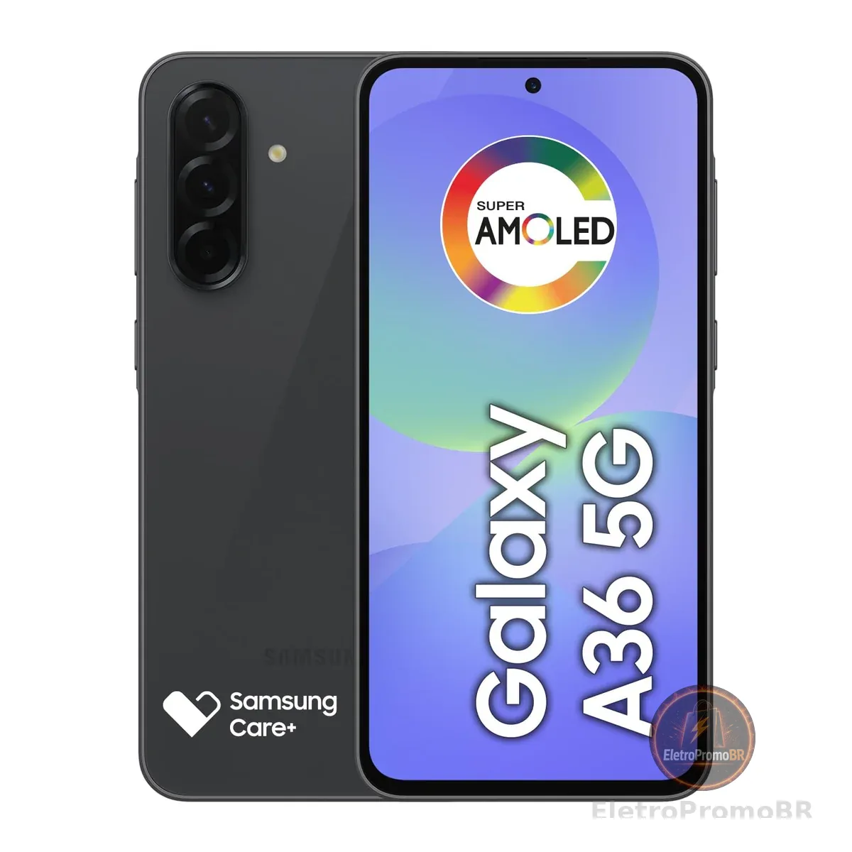 Celular Samsung Galaxy A36 5G 256GB, 8GB RAM, Recursos AI (Preto)