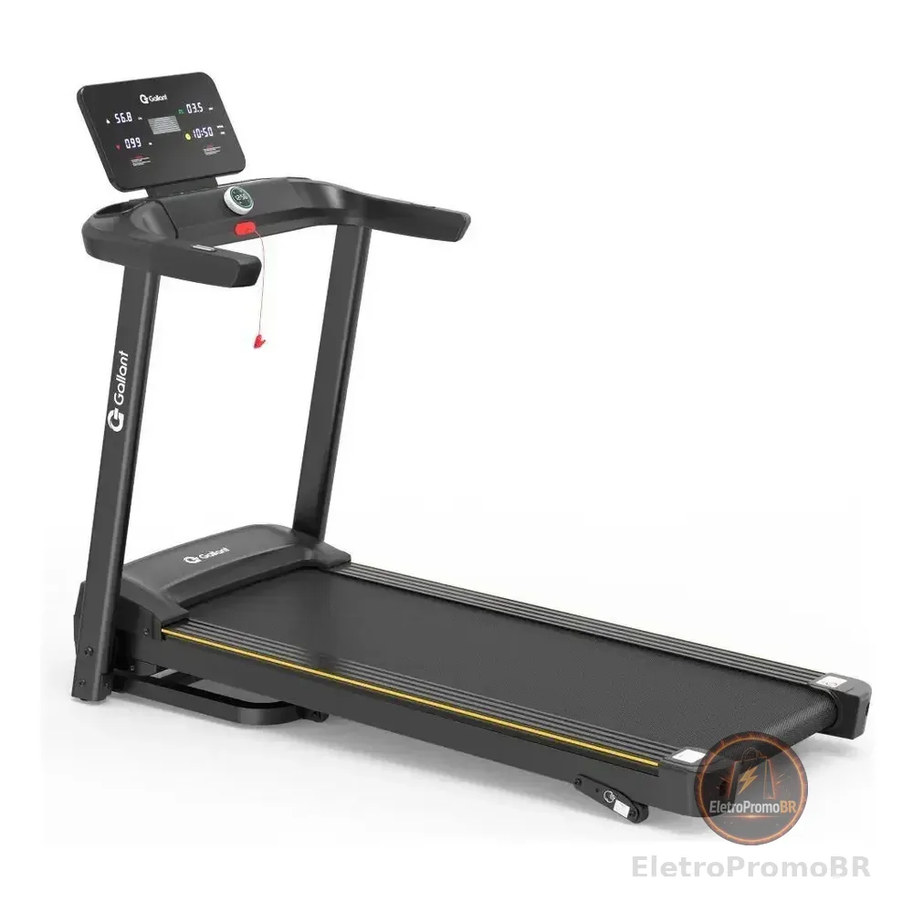 Esteira Ergométrica Elétrica Gallant Elite 2.8hp 16kmh 220v Preto