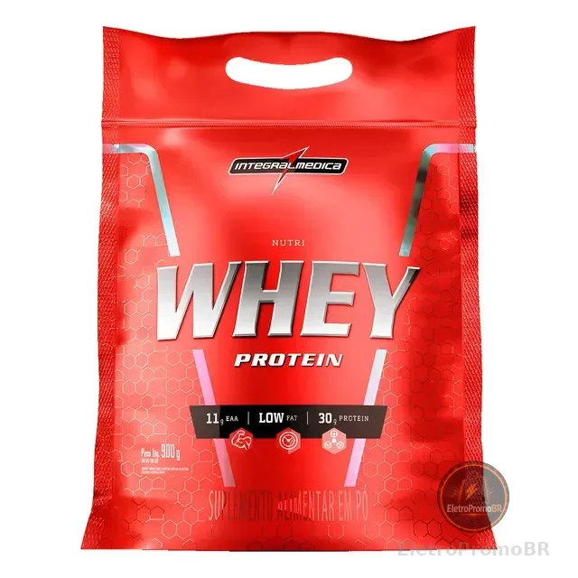 Nutri Whey Protein 900g - Refil - Integralmedica - Promoçã