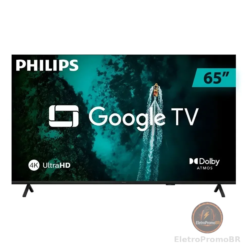 Smart Tv Philips Led 65 4k Wi-fi Google Tv 65pug7419/78