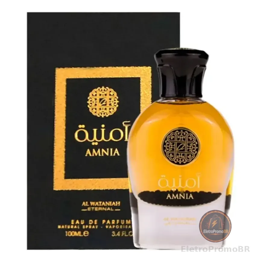 Al Wataniah Amnia Perfume Arabe Amnia Unissex 100ml Eau De Parfum Al Wataniah 100ml Sem Gênero Eau De Parfum Spray