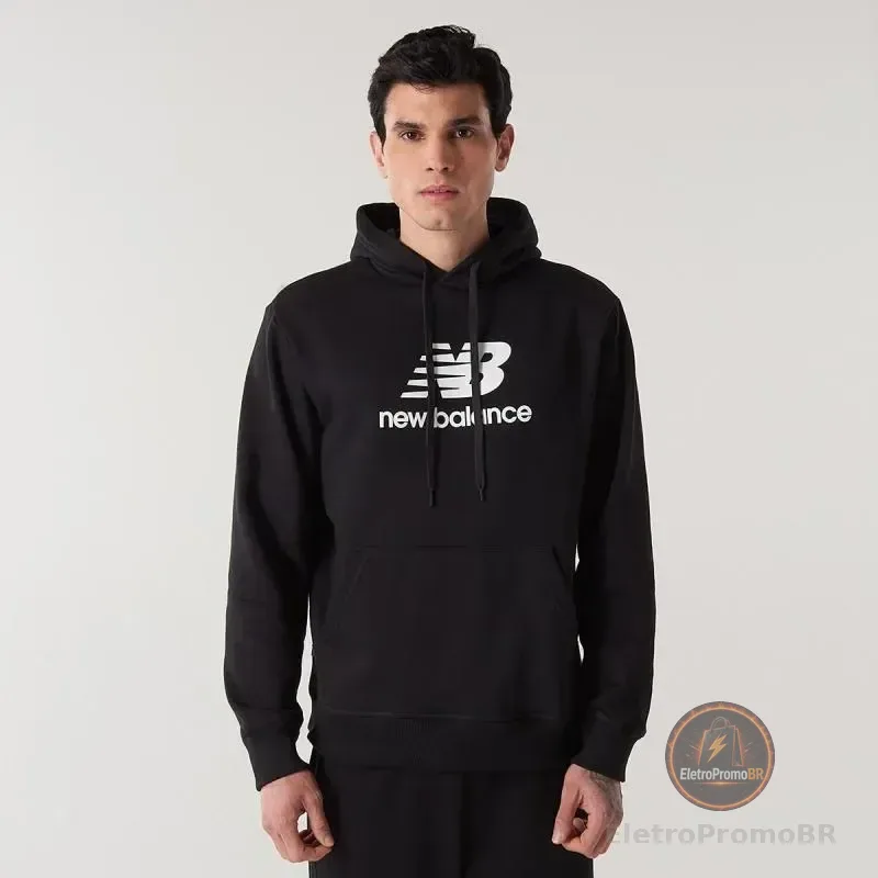 Casaco Masculino New Balance Essentials Basic Preto Gg Lisa