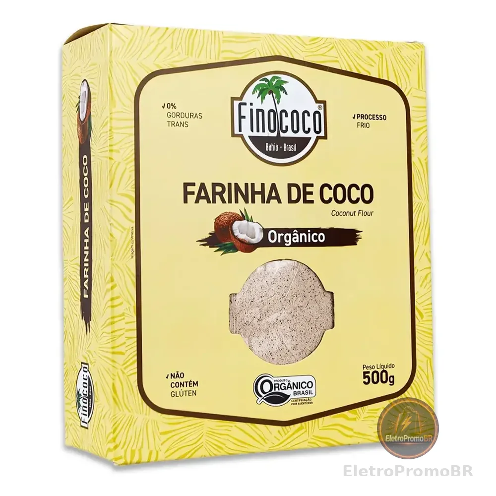 Farinha De Coco Orgânica 500g Finococo