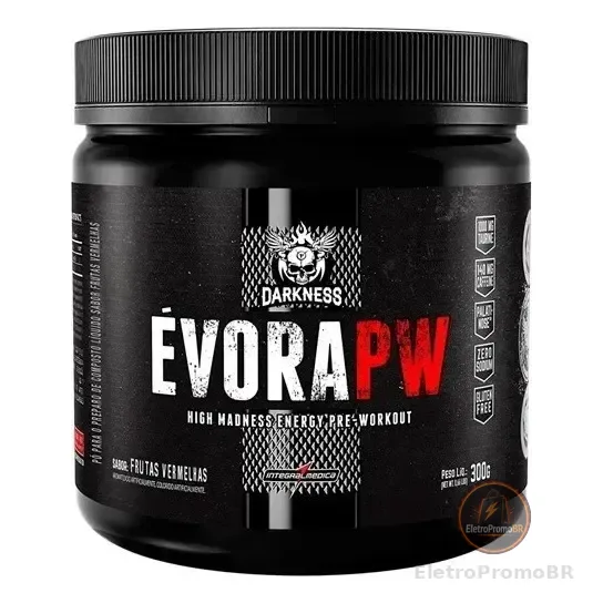 Evora Pw 300g Darkness Original- Nova Formula Maçã Verde