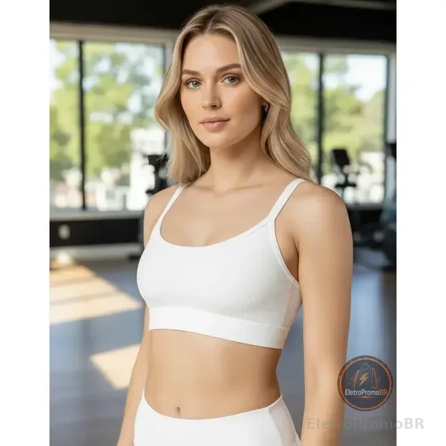 Top Lupo Loba Fitness Confortável Ótima Sustentação Academia