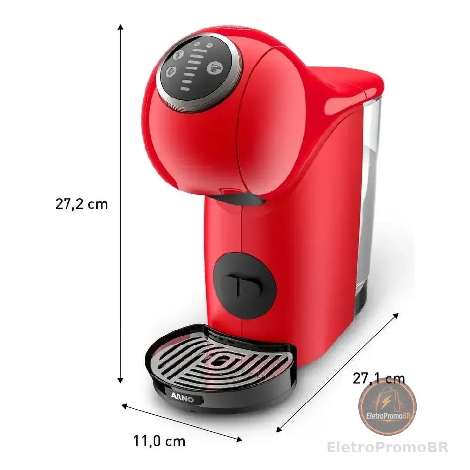 Cafeteira Nescafé Dolce Gusto Genio S Plus Dgs3 Vermelha Cor Vermelho 127v