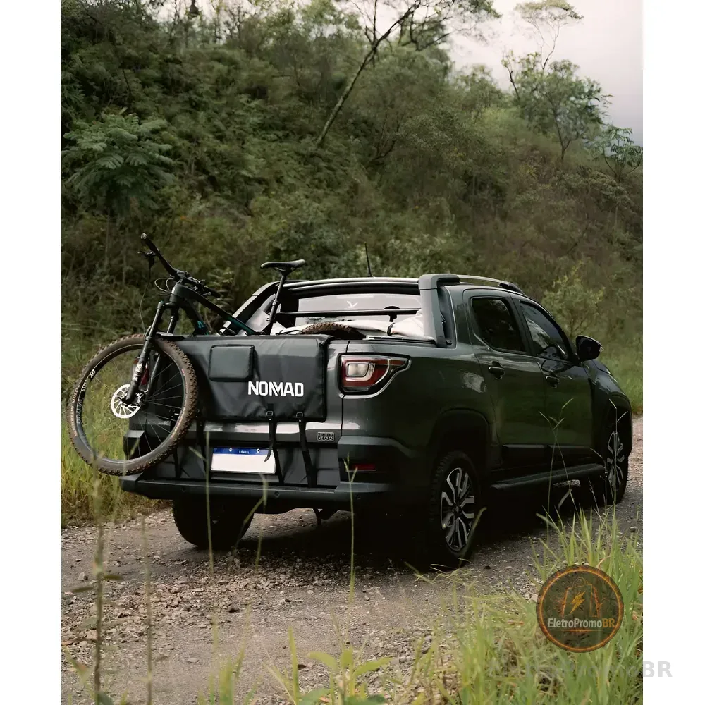Truckpad Pequeno Nomad Suporte 4 Bikes Transbike Preto Preto