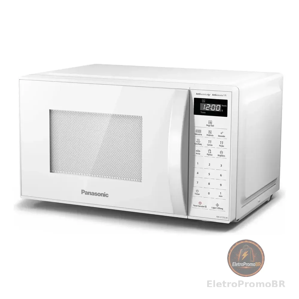 Micro-ondas Panasonic 21 Litros Branco - Nn-st25lwru 220v
