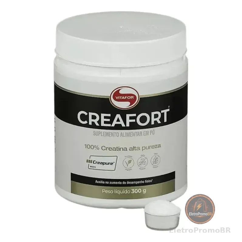 Creatina Monohidratada Creafort Sem Sabor 300g Vitafor