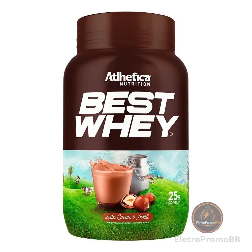 Best Whey Protein (pote 900g) Leite, Cacau & Avelã Best Whey Leite, Cacau E Avelã
