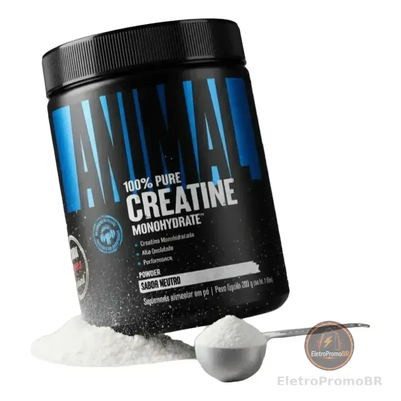 Creatina Animal Universal Nutrition 100% Pure Sabor Neutro Neutro