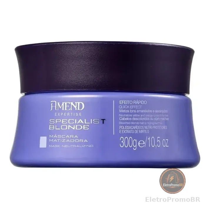 Amend Specialist Blonde - Máscara Matizadora 300g Blz Única