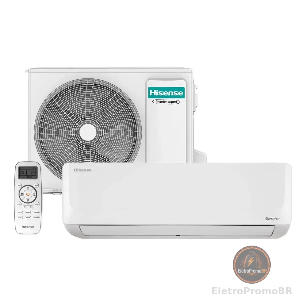 Ar Condicionado Split Hi Wall Inverter Hisense Wi-fi 12000 B Cor Branco 220v