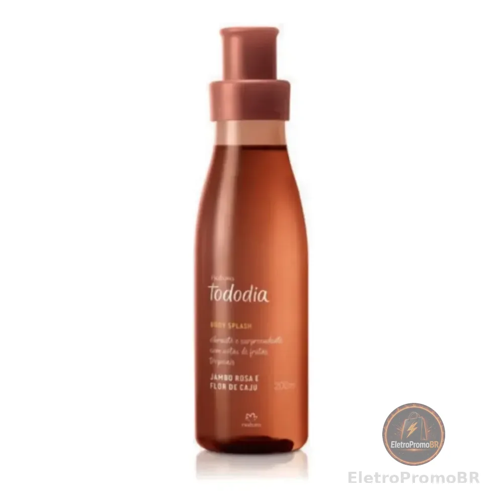 Body Splash Natura Tododia Jambo Rosa E Flor De Caju 200ml
