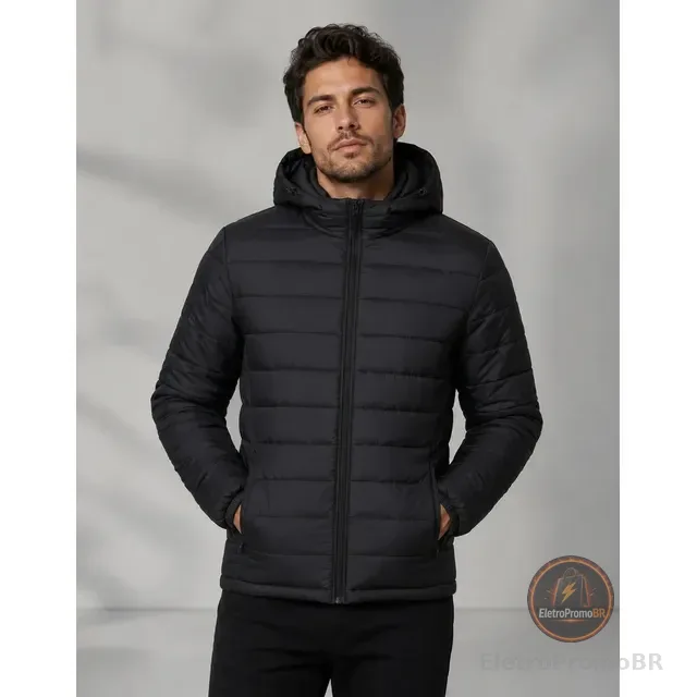 Jaqueta Puffer Bobojaco De Frio Blusa Impermeável Inverno