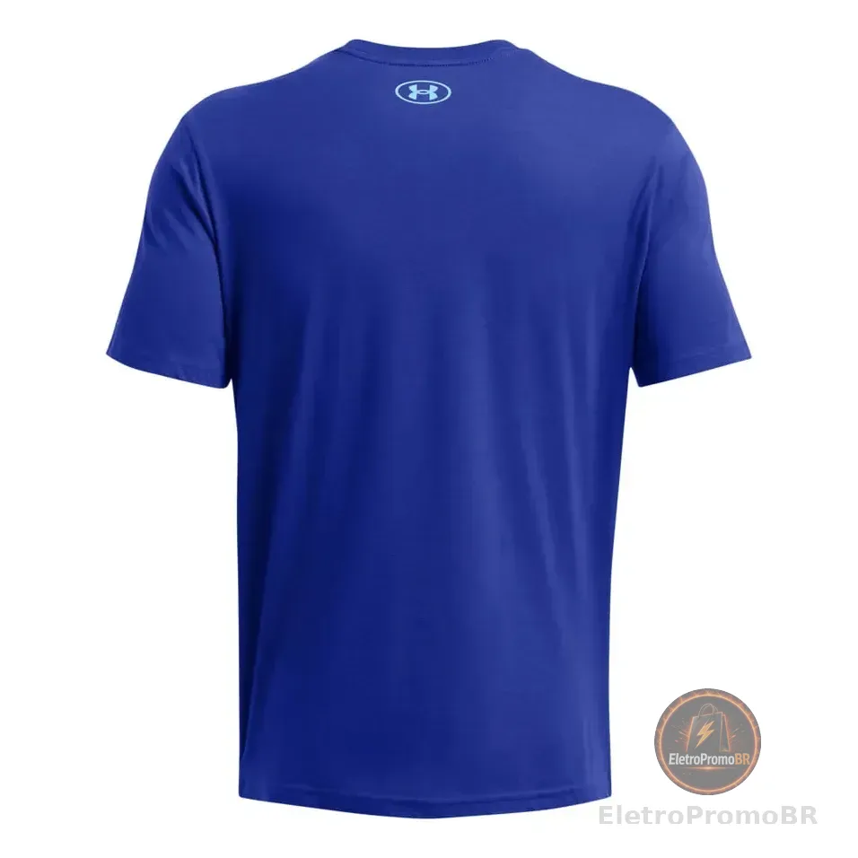 Camiseta Sportstyle Under Armour Left Chest Masculina Azul Gg