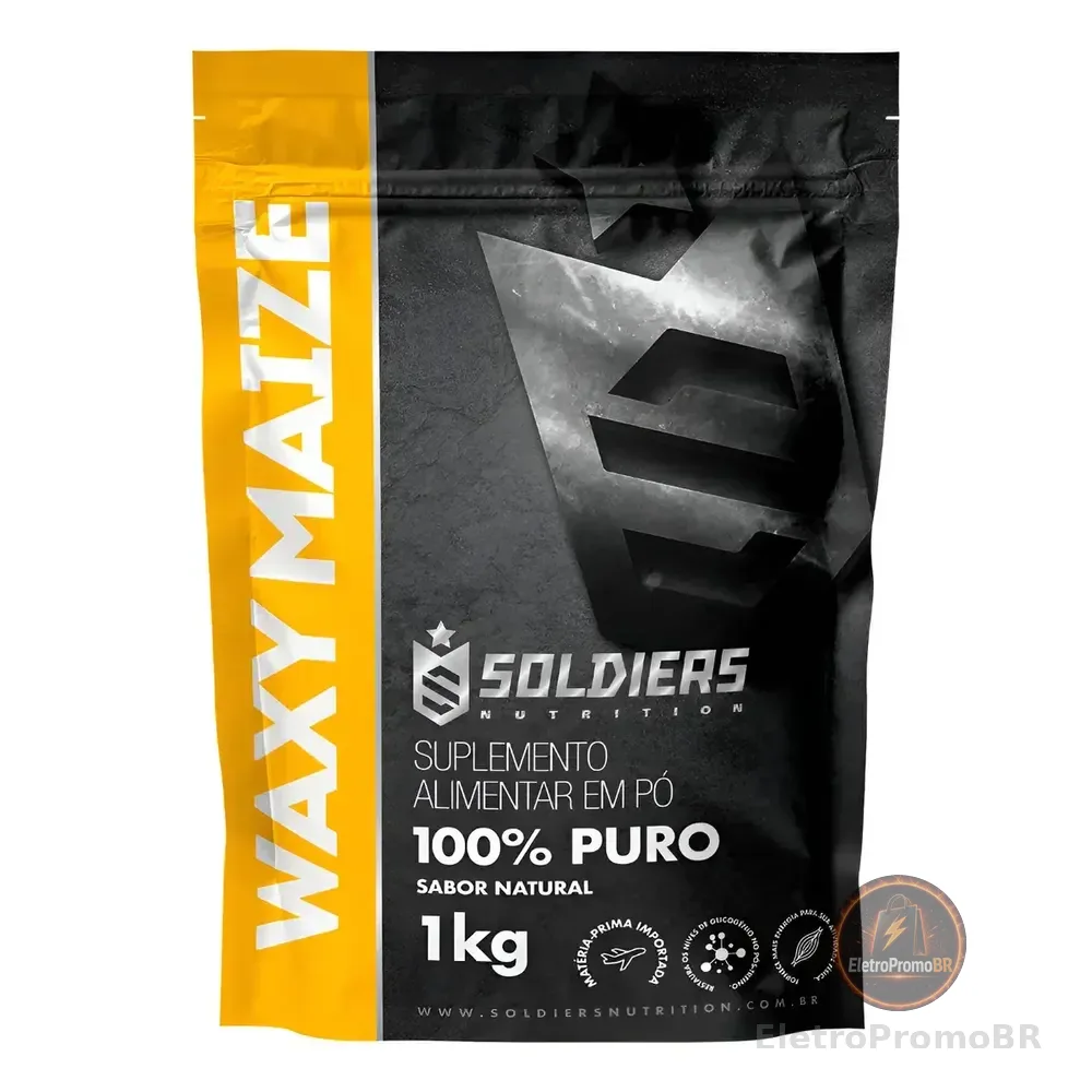 Suplemento En Pó Soldiers Nutrition Carboidratos De Waxy Maize X 1kg Sem Sabor