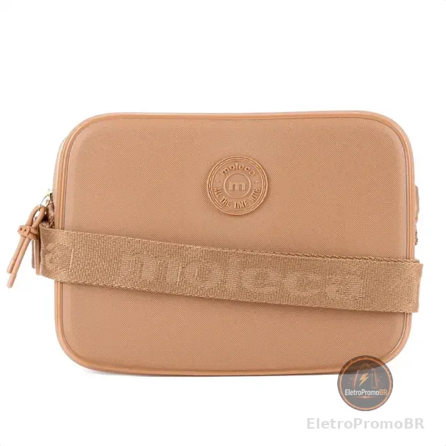 Bolsa Moleca Transversal Feminina Preto Leve Tira Colo