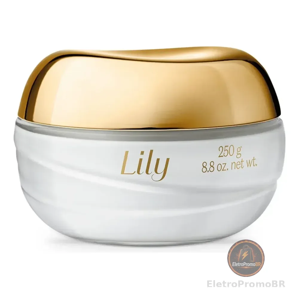Creme Hidratante Acetinado Lily Boticário 250g Lily Tradicional Floral