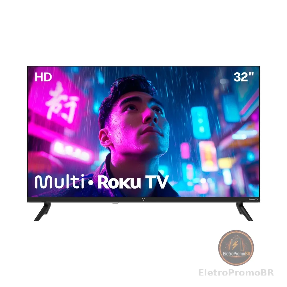 Smart TV DLED 32 HD Multi Roku 3HDMI 2USB Wi-Fi - TL081E