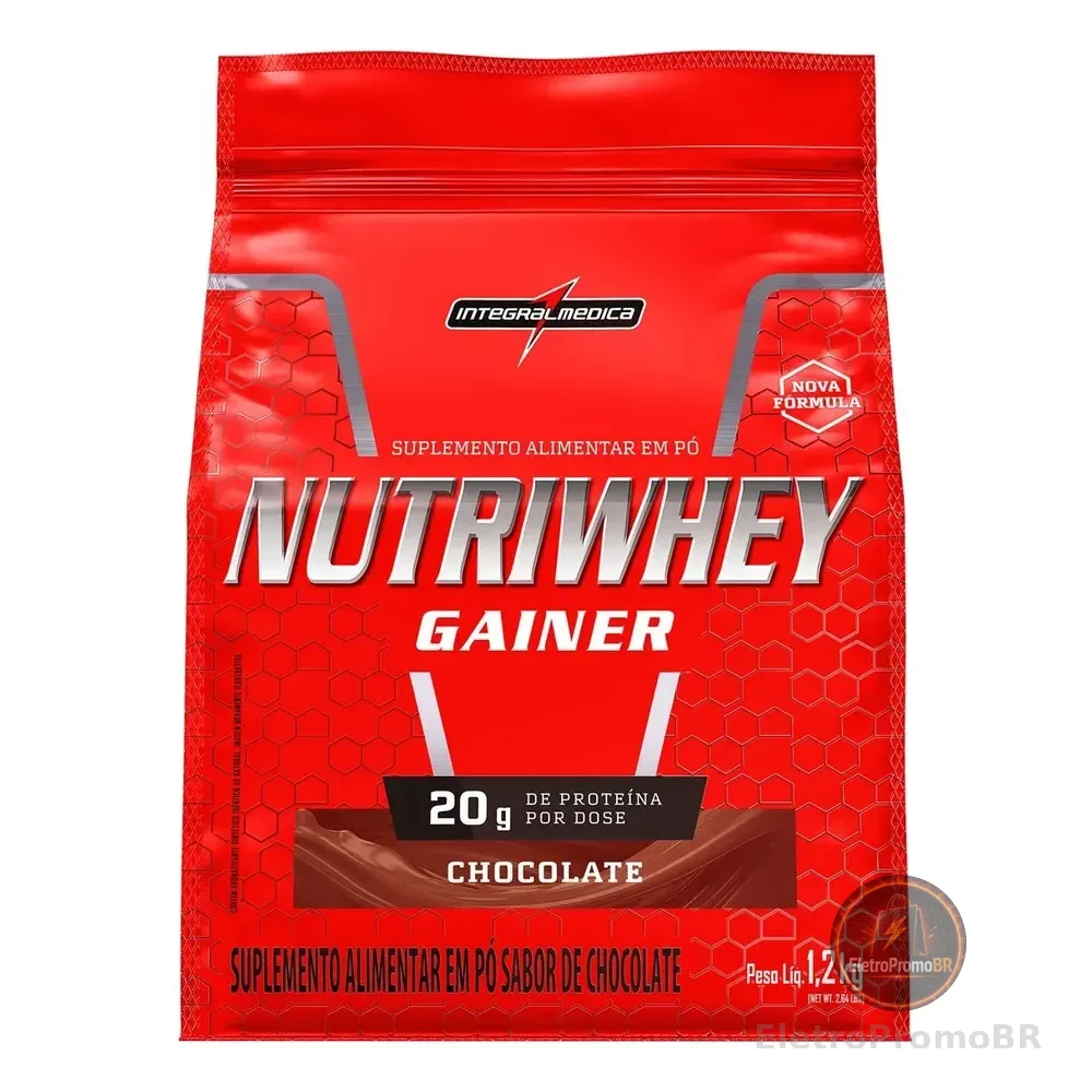 Nutriwhey Gainer 1,2 Kg Chocolate - Integralmédica Chocolate