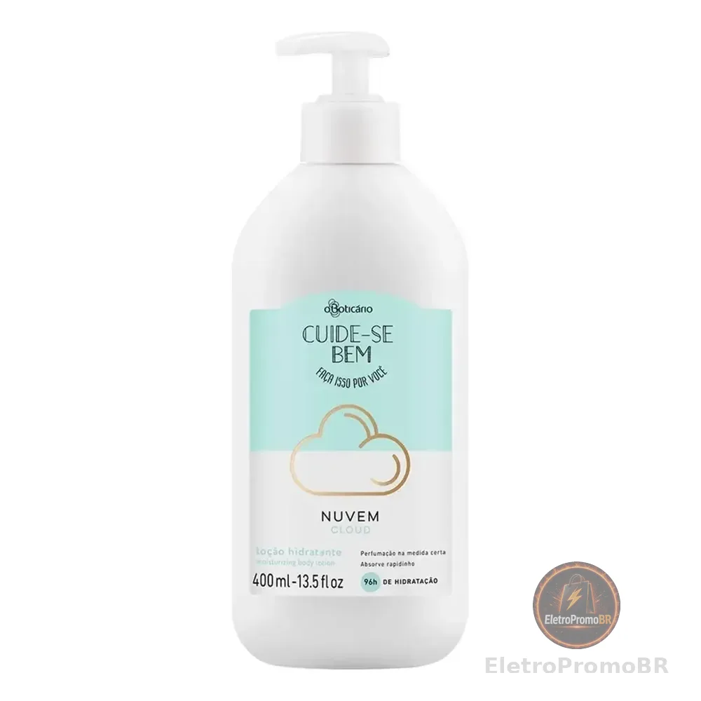 Creme Hidratação Para Corpo Boticário Cuide-se Bem Nuvem 400ml