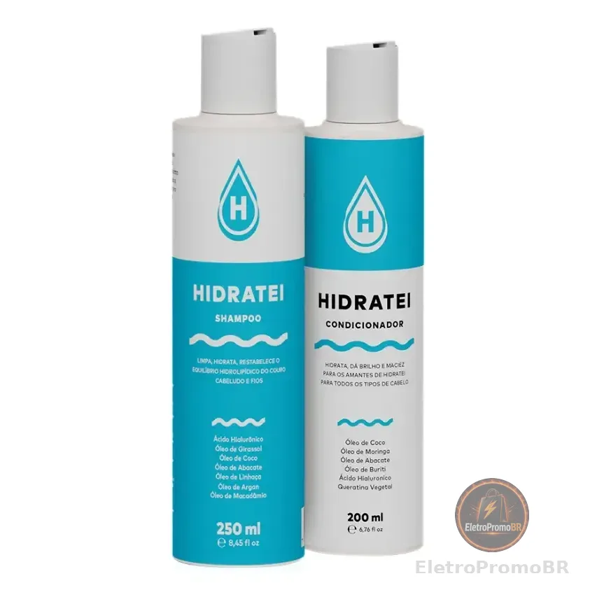 Kit Shampoo E Condicionador Hidratei Para Fios Revitalizados