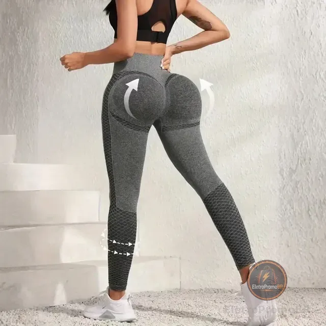 Kit 2 Calça Legging Academia Levanta Bumbum