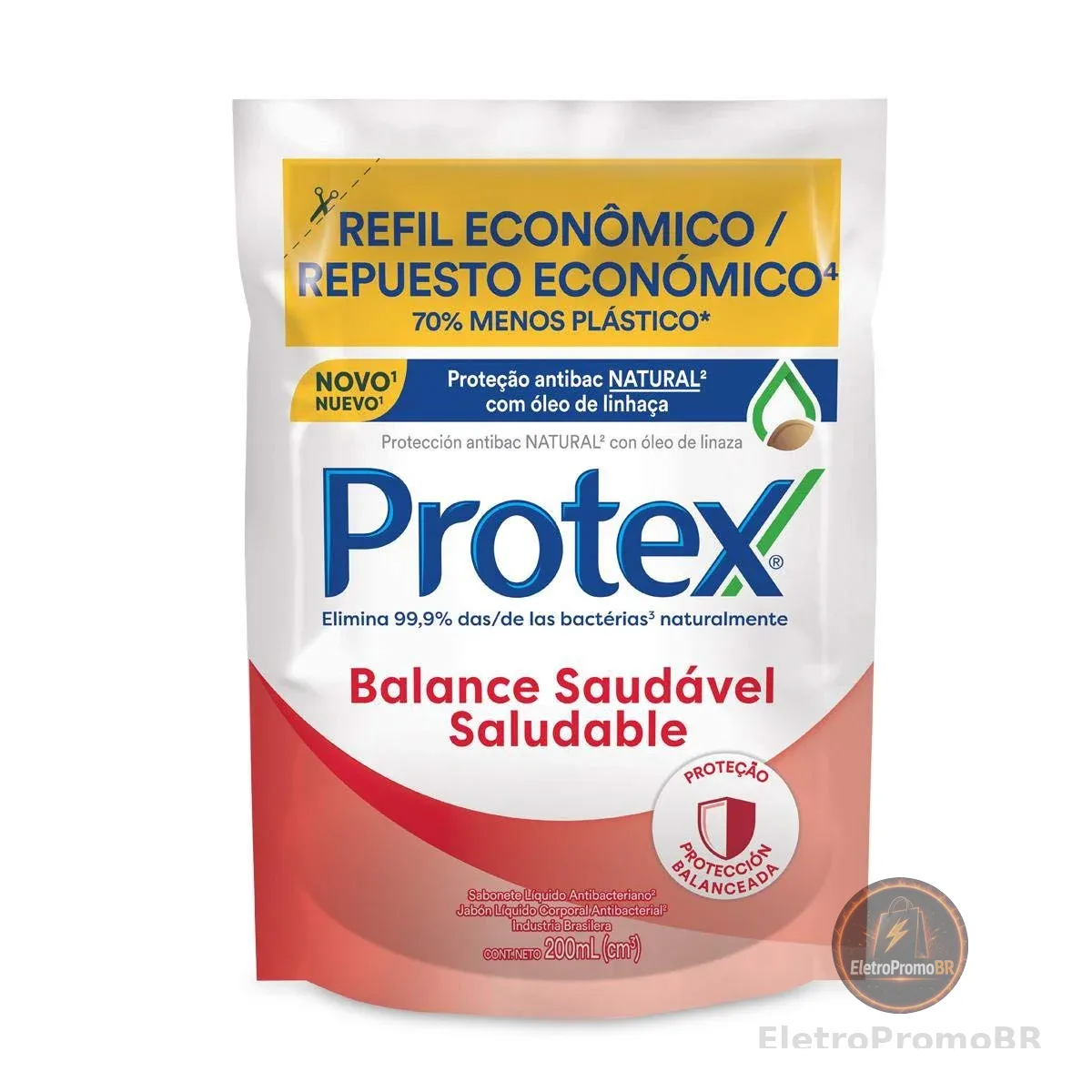 Sabonete Líquido Antibacteriano para as Mãos Protex Balance 200ml