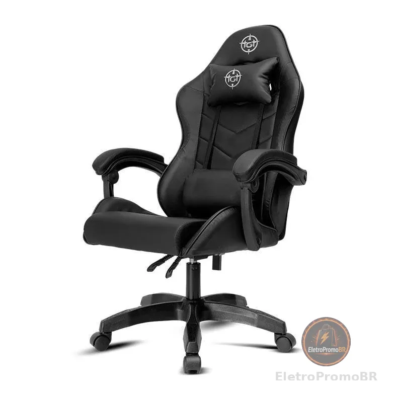 Cadeira Gamer TGT Heron TW1, Preto, TGT-HRTW1-PRT