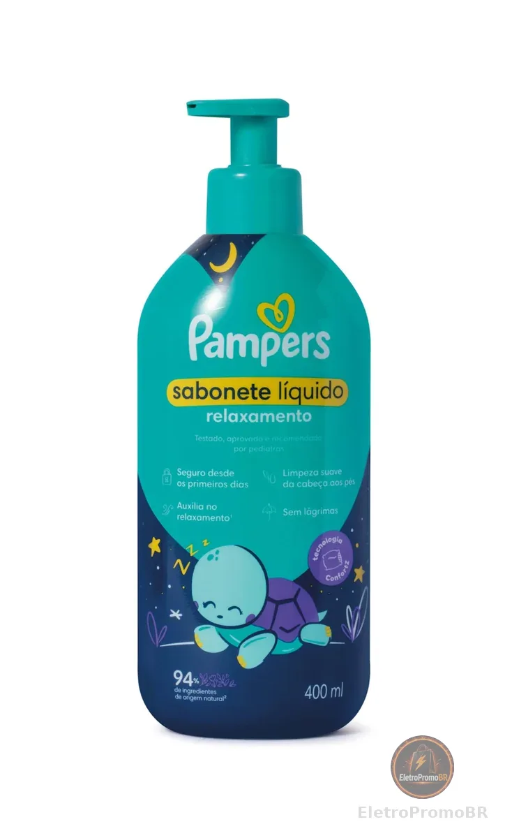 PAMPERS SABONETE LÍQUIDO RELAXAMENTO 400ml