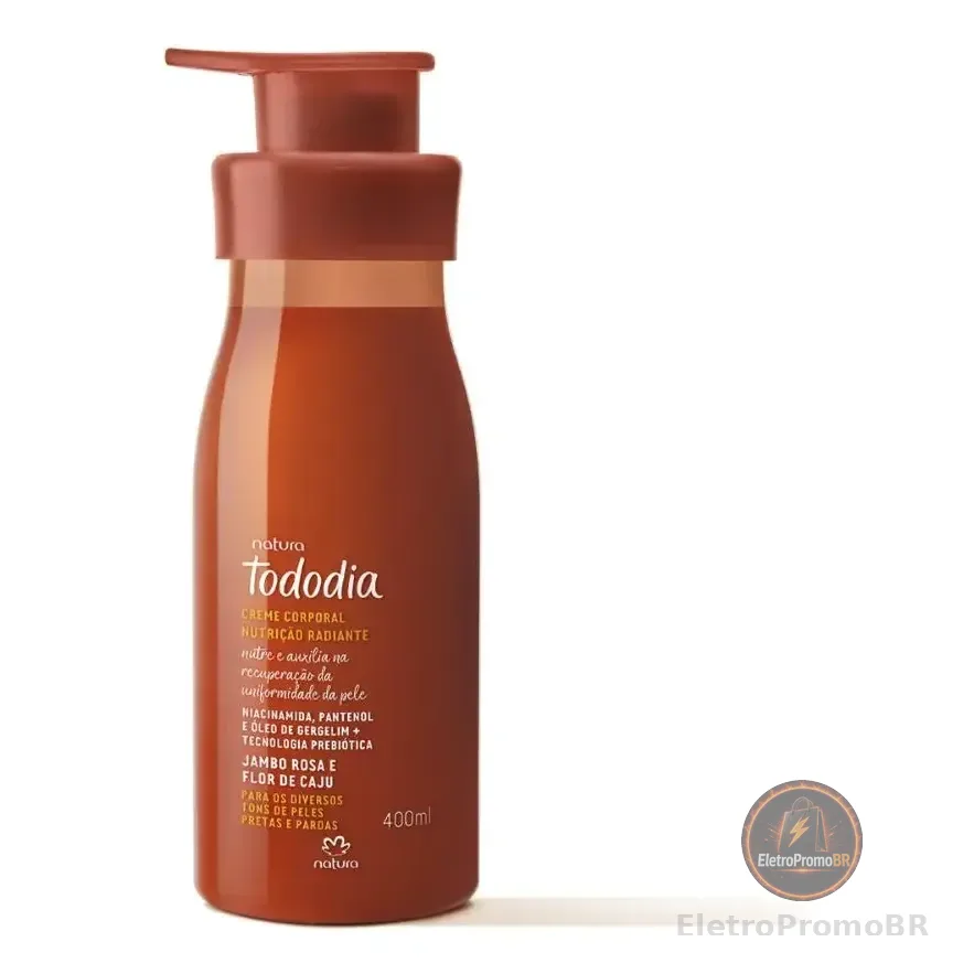 Hidratante Tododia Jambo Rosa & Flor De Caju 400ml Rosas
