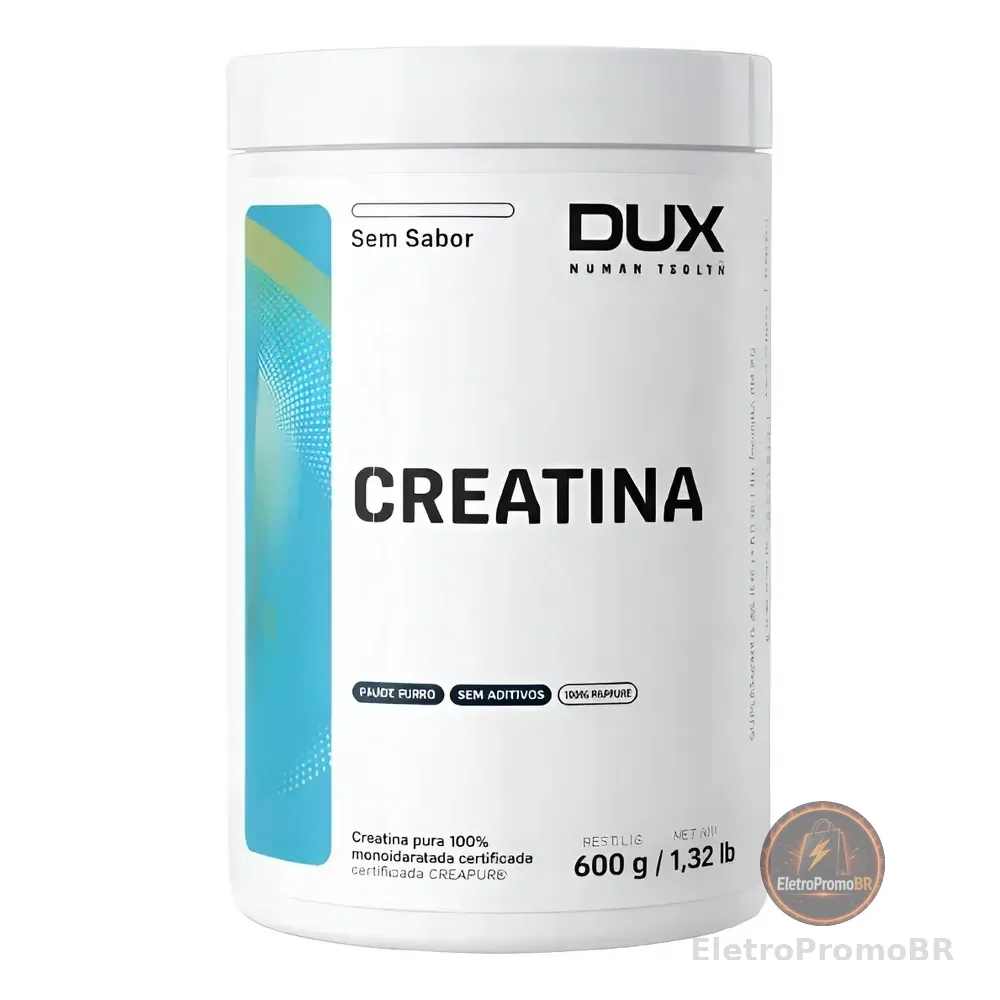 Creatina Monohidratada Dux Human Health 600g Sem Sabor