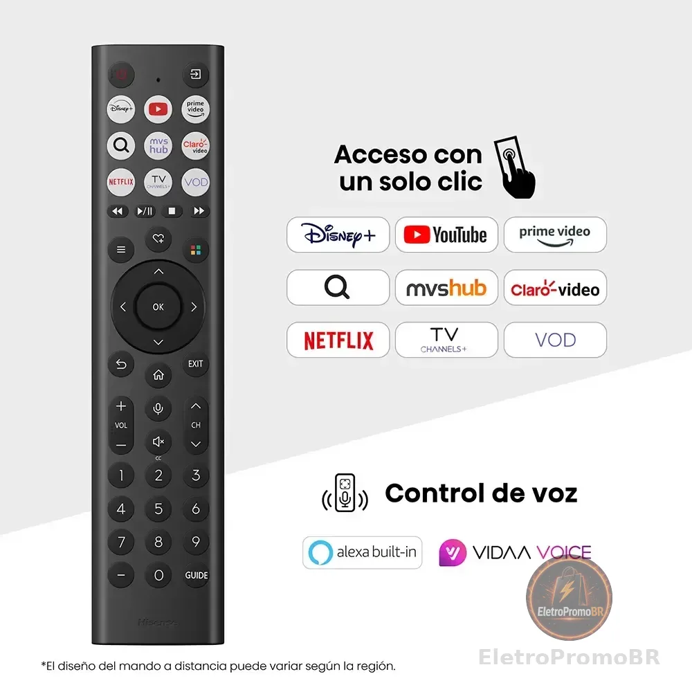 Smart Tv Hisense De 65 Polegadas Vidaa 65u6qv Uled 4k