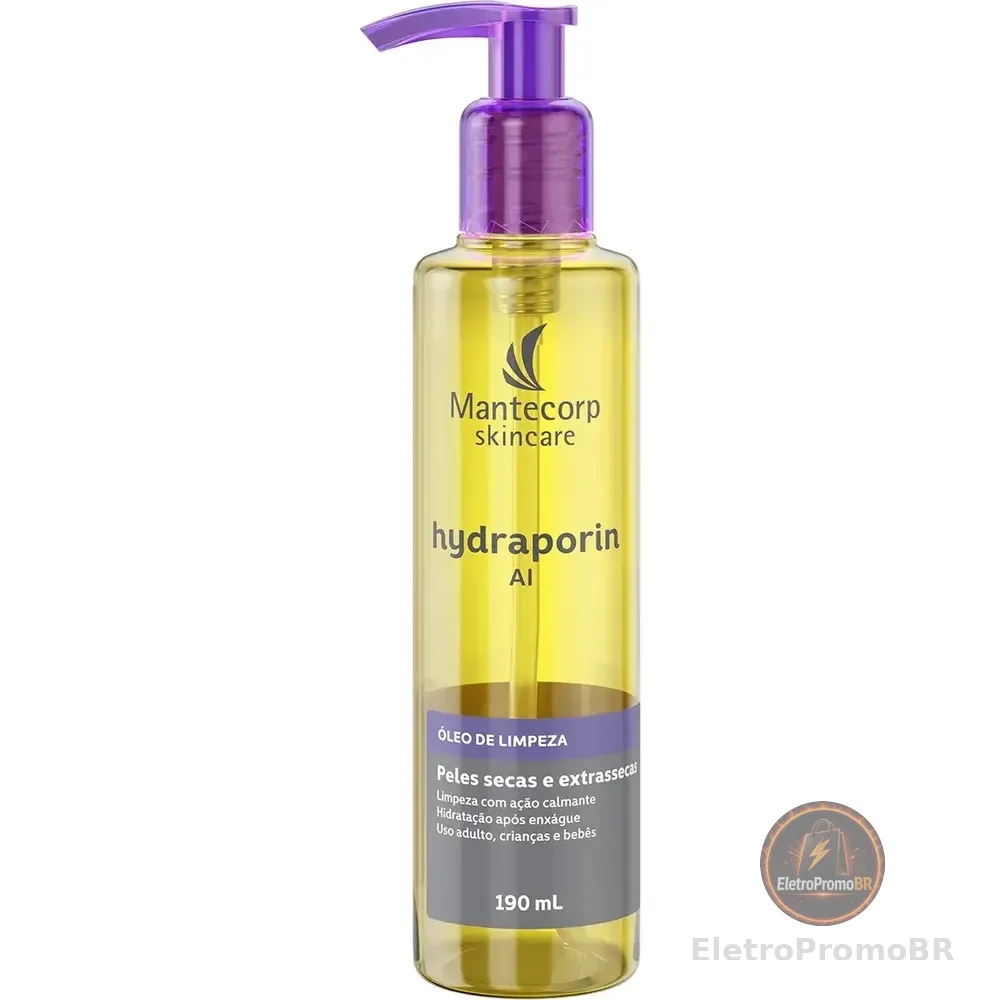Óleo De Limpeza Mantecorp Skincare Hydraporin 190ml