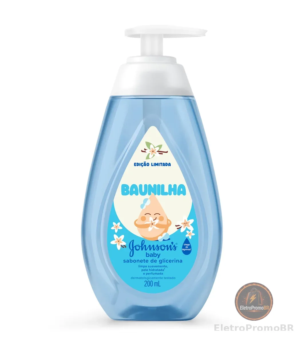 Sabonete Líquido de Glicerina Baunilha JOHNSON'S® Baby 200mL