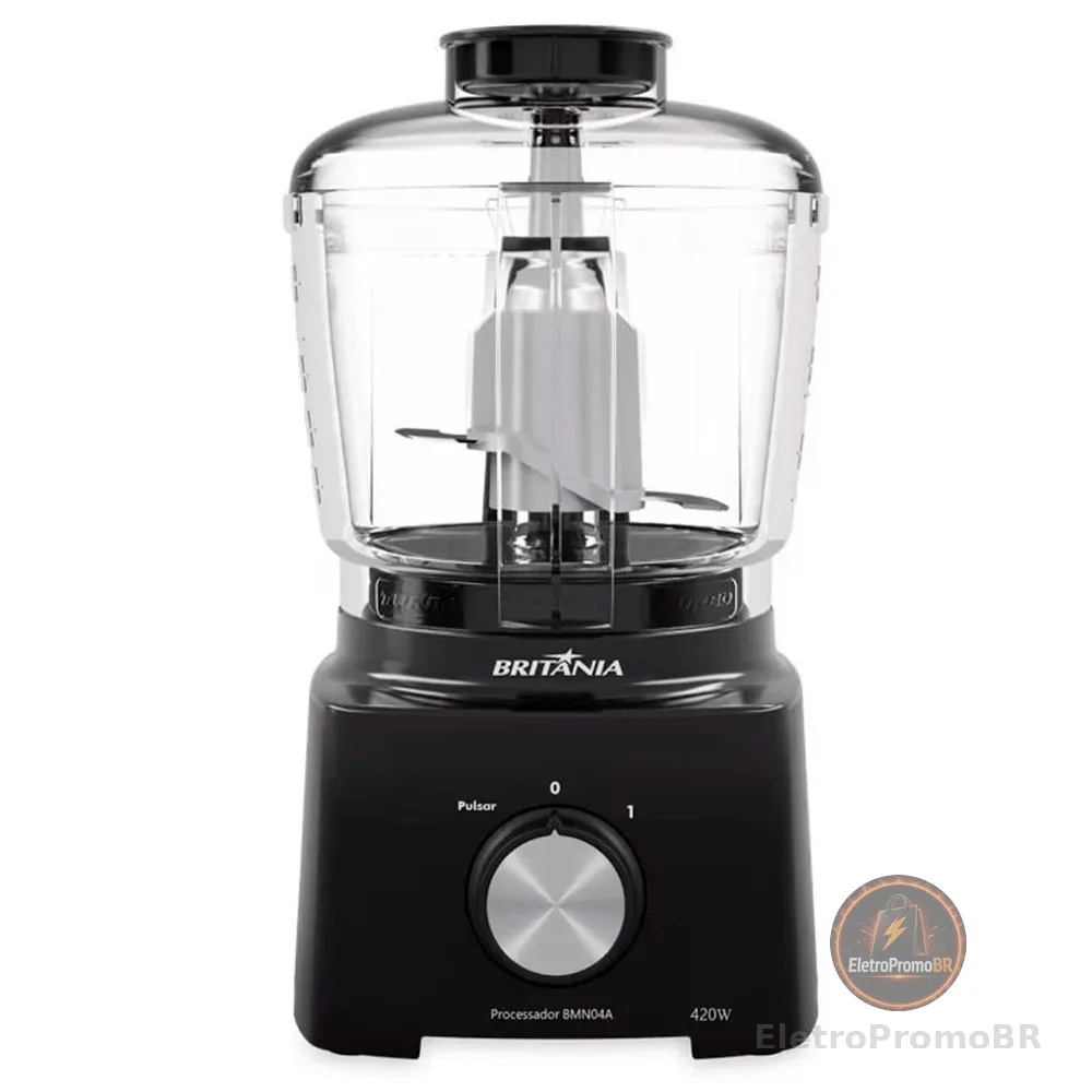 Processador de Alimentos BMN04A 420W 500ml Lâmina Inox Britânia