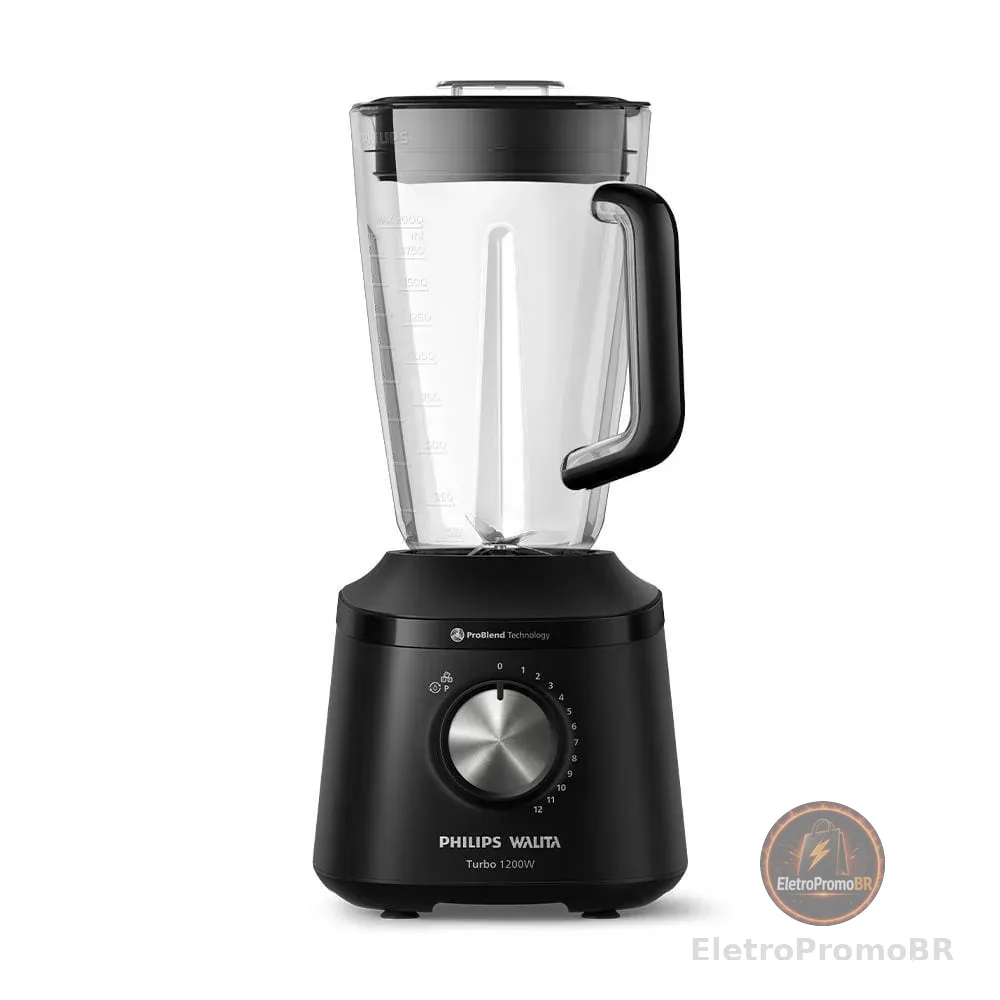 Liquidificador Walita Srie 3000 HR2271 1200W 3L 12 Velocidades Philips