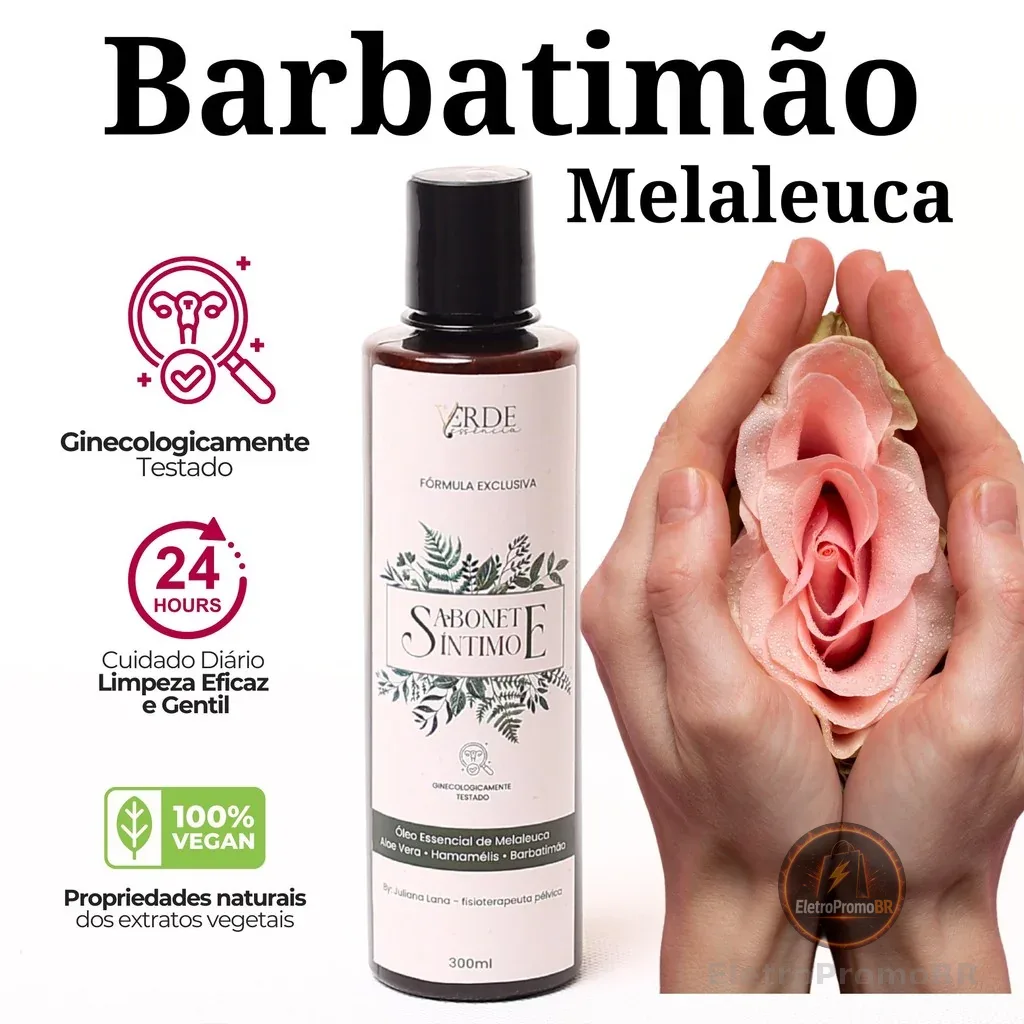 Sabonete Íntimo Eficaz Contra Candidíase De Repetição E Vaginose Barbatimão Melaleuca Aloe Vera