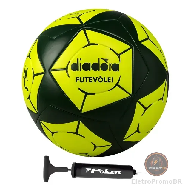 Bola De Futevôlei Diadora Elite-r + Bomba De Ar