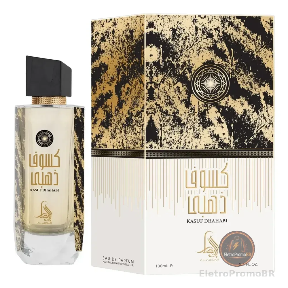Perfume Al Absar Kasuf Dhahabi Eau De Parfum 100ml Frutal Ambarado