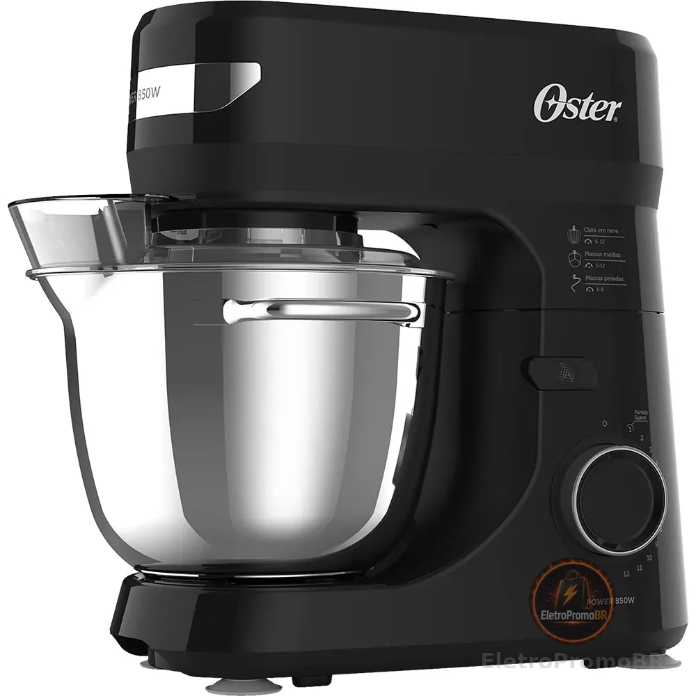 Batedeira Planetária Oster Bowl Inox III - 127V