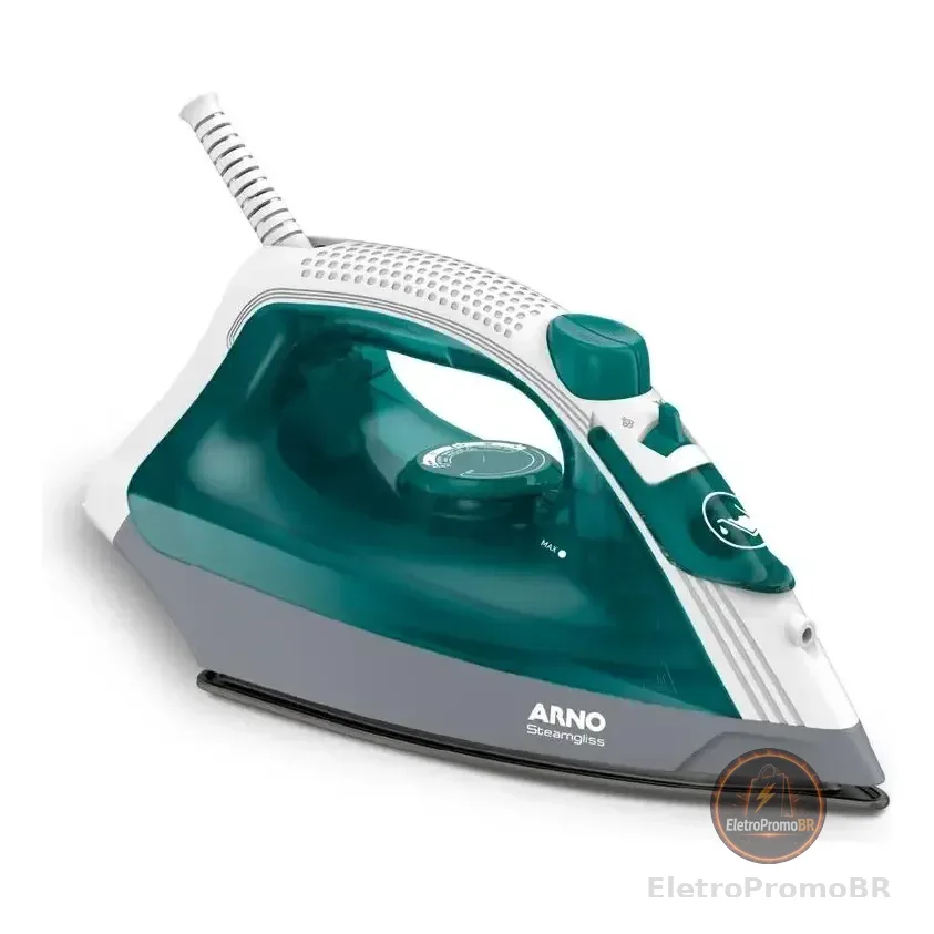 Ferro A Vapor Elétrico Arno Steamgliss Fsgp Cor Branco/verde 127v