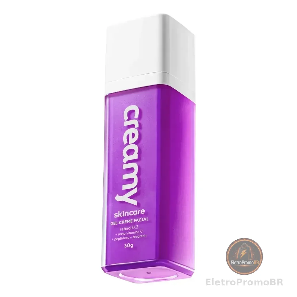 Creamy Skincare Gel-creme Retinol 30g | Melhora Rugas Profundas, Uniformiza A Textura E O Tom Da Pele, Normaliza A Espessura Da Pele | Uso Noturno, Todos Os Tipos De Pele Todo Tipo De Pele Noite