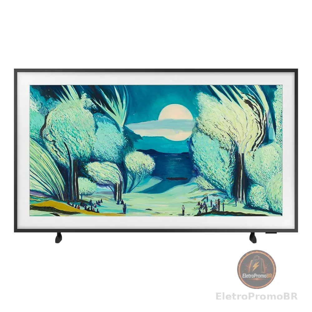 'Samsung Vision AI TV43" The Frame 4K LS03F 2025, Tela Matte antirreflexo, Molduras customizáveis, Modo Arte, Suporte de parede incluso, One Connect, Dolby Atmos®, 7 Anos de Atualização