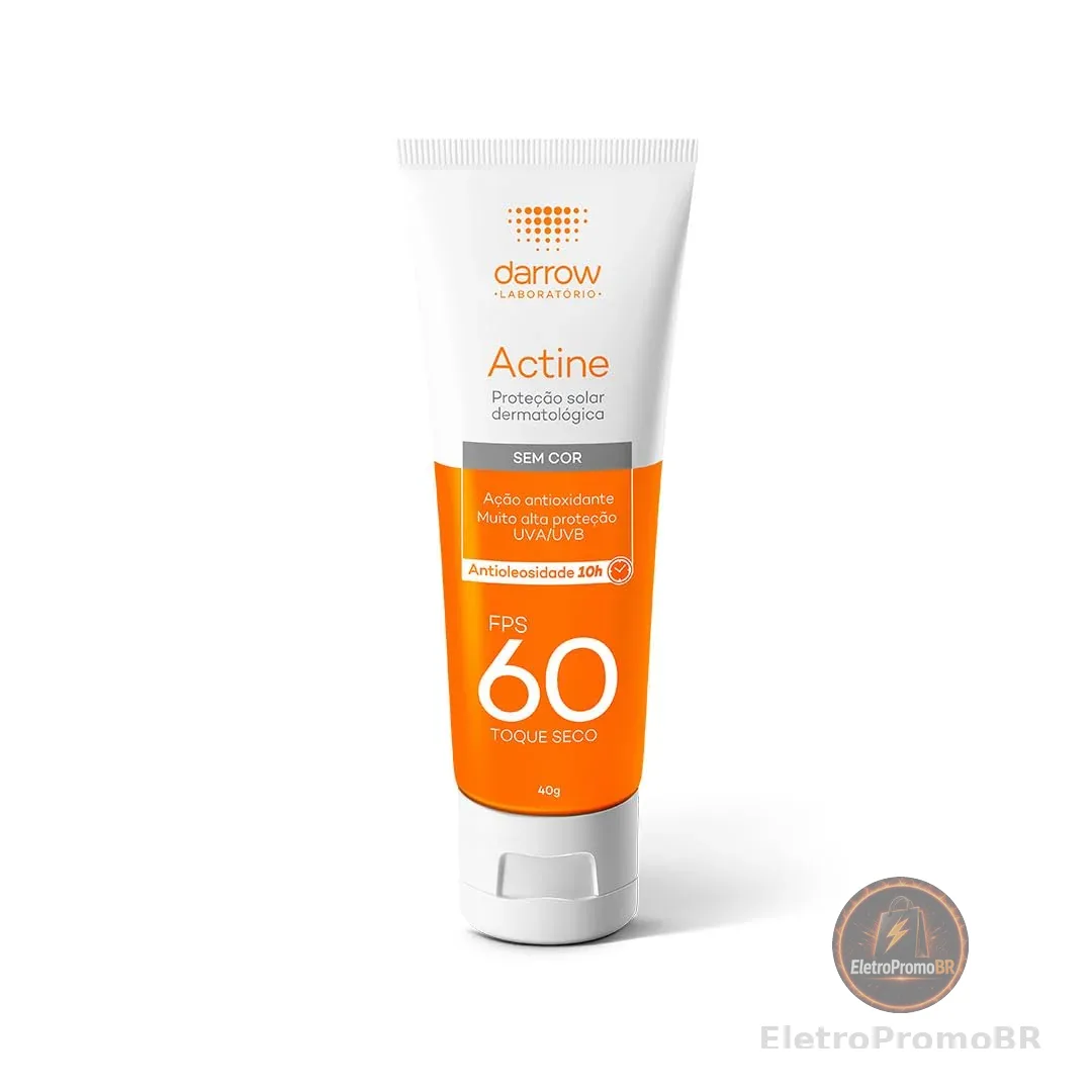 Darrow Actine Protetor Solar Fps 60 Sem Cor 40G
