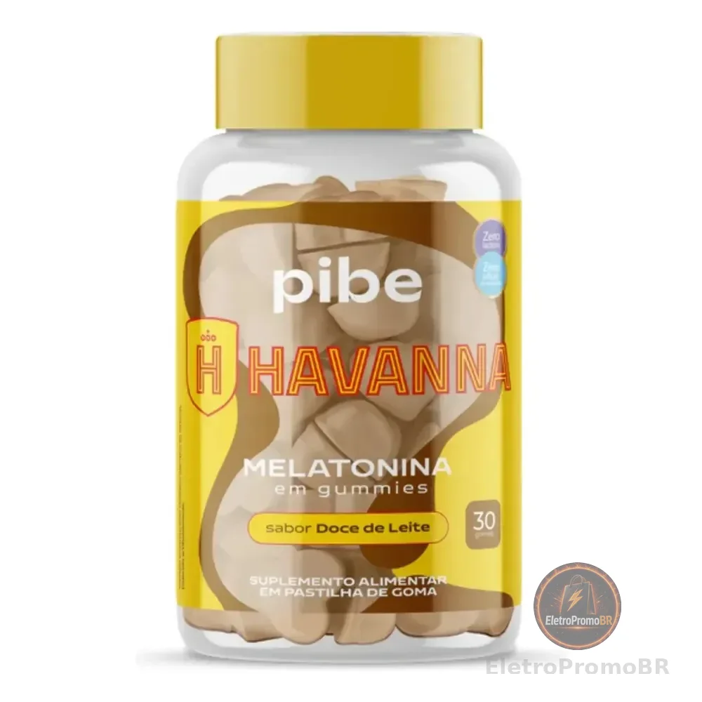 Melatonina Gummies Havanna Pibe Doce De Leite 30 Gomas Doce De Leite