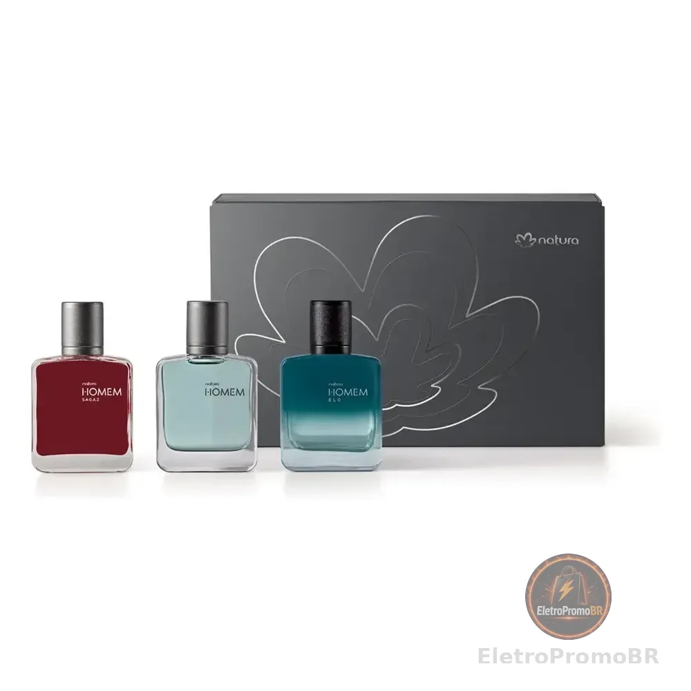 Coleção Especial Miniaturas De Natura Homem 3un 25ml