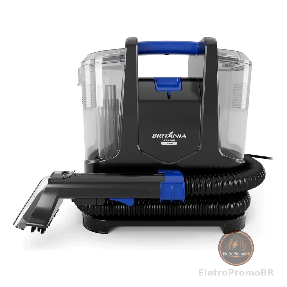 Extratora Portátil Britânia 1,9l 1600w Bex20a Preto E Azul