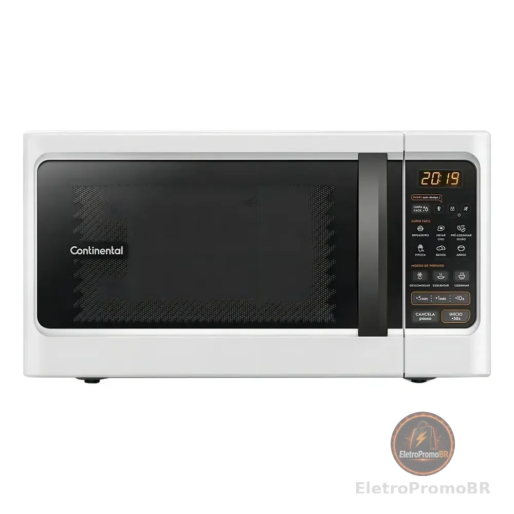 Micro-ondas Continental Branco 34 Litros Com Função Descongelar Mc34b 127v
